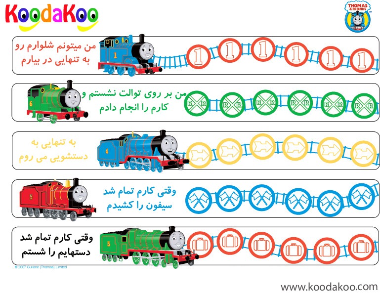 برنامه آموزشی دستشویی رفتن به کودکان