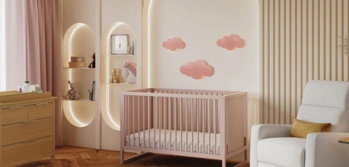 40 ایده تزیین اتاق نوزاد دختر (ساده و شیک)